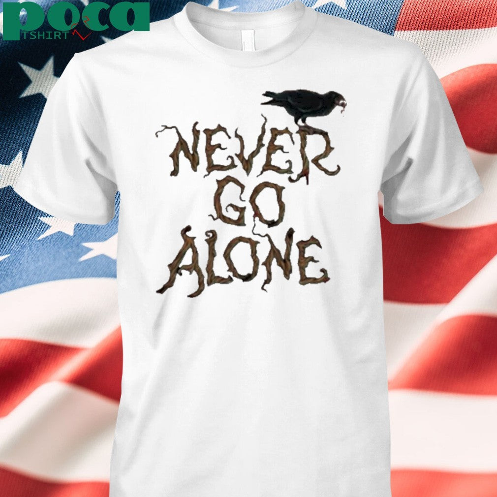 Halloween Horror Nights 2025 Never Go Alone shirt