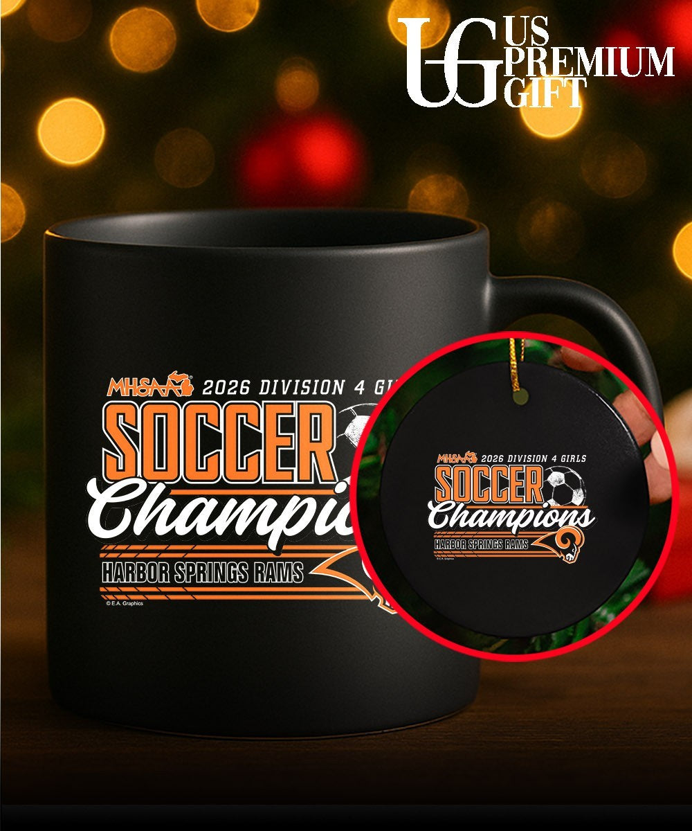 Harbor Springs Rams 2026 MHSAA Girls Soccer Division 4 Champions shirt