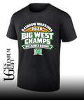 Hawaii Rainbow Warriors 2026 Big West Champs Big Dance Bound shirt