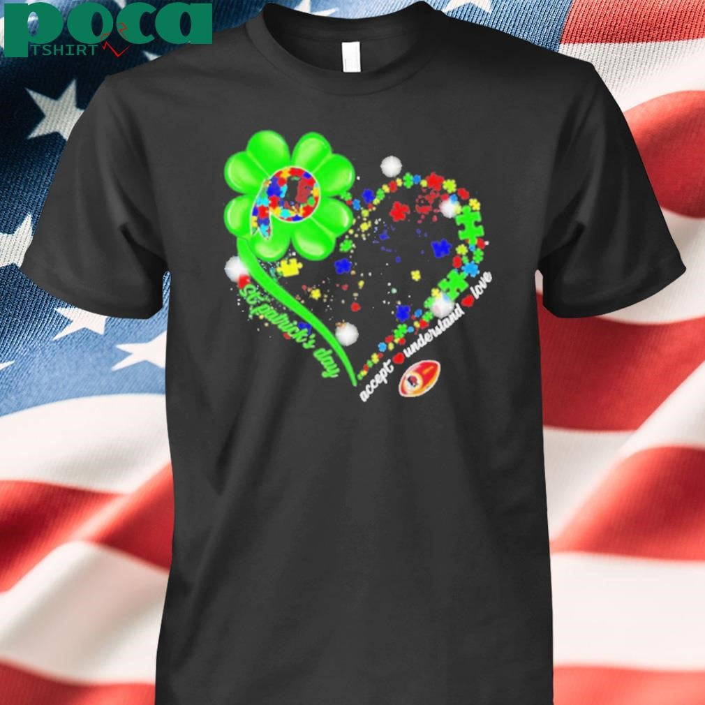 Heart St Patrick’s Day Accept Understand Love Washington Redskins shirt
