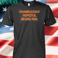 Heidi Stevens Wearing Shamelessly Hopeful Bears Fan Shirt