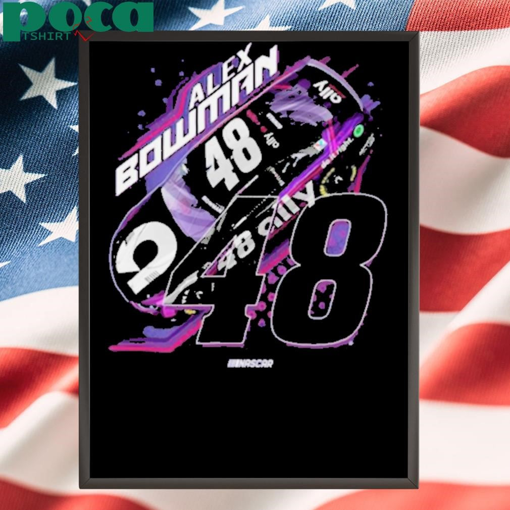 Hendrick Motorsports Team Collection Purple Alex Bowman Car 2025 Shirt
