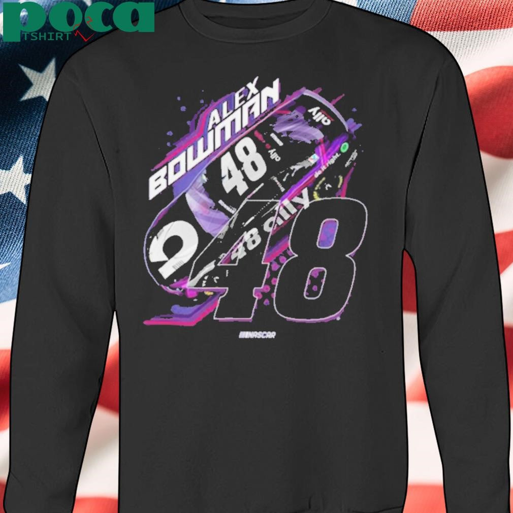 Hendrick Motorsports Team Collection Purple Alex Bowman Car 2025 Shirt
