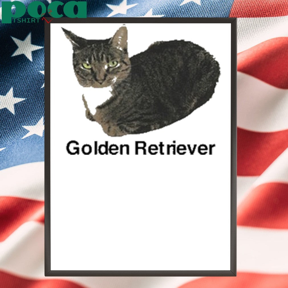 Henry Johnson Golden Retriever Cat T-Shirt