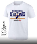 Here Come The Buffalo Sabres hockey 2026 Keybank shirt