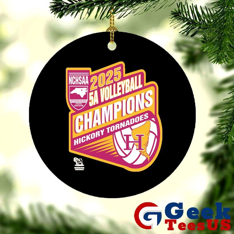 Hickory Tornadoes NCHSAA 5A Volleyball Champions 2025 T-shirt