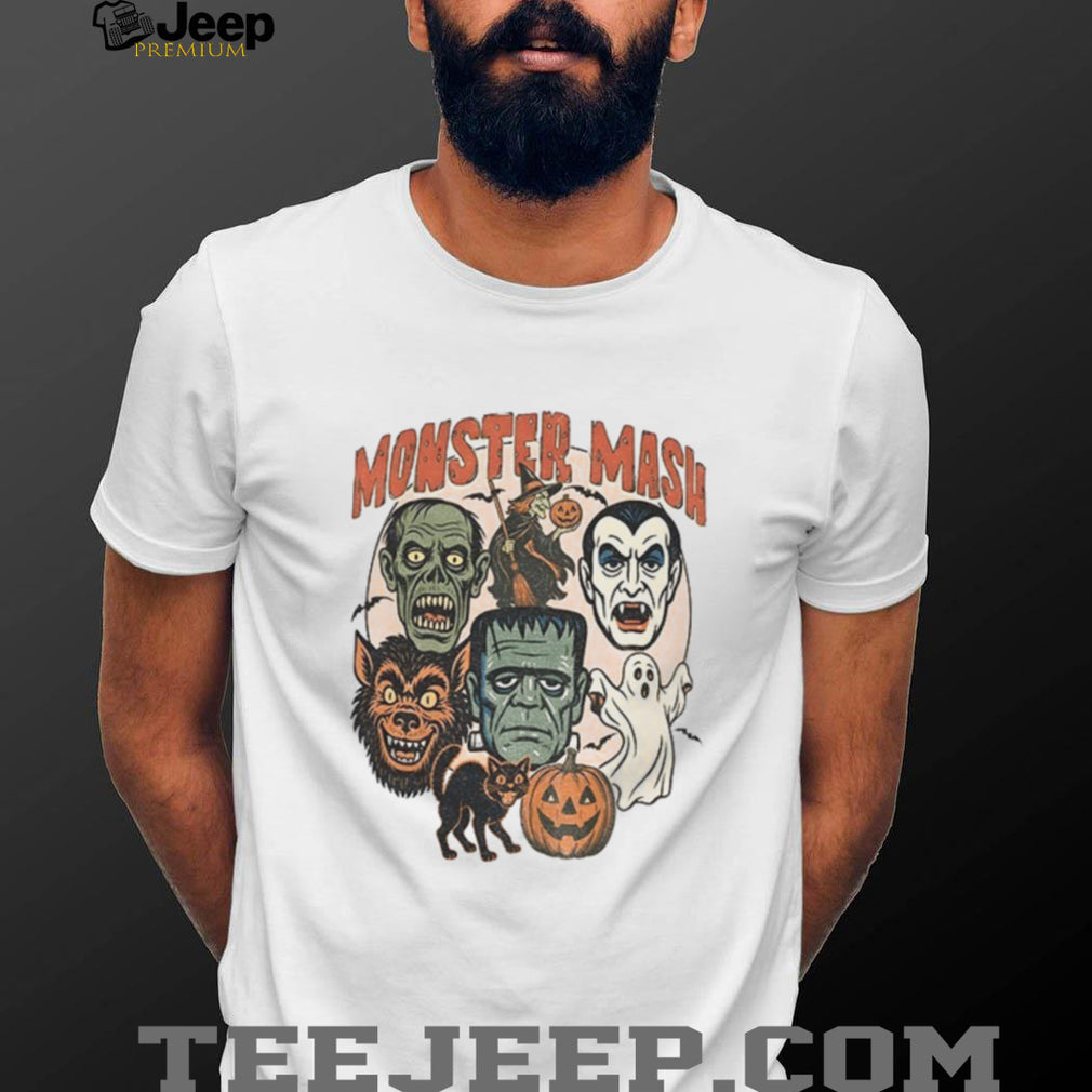 Monster Mash Retro Halloween Spooky Season shirt