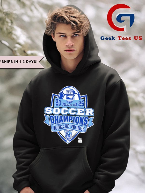 Hoggard Vikings NCHSAA Soccer Division Men’s 8A Champions T-shirt