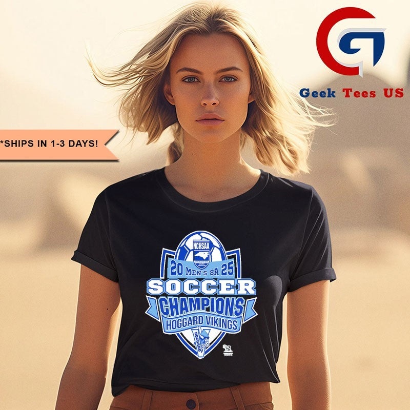Hoggard Vikings NCHSAA Soccer Division Men’s 8A Champions T-shirt