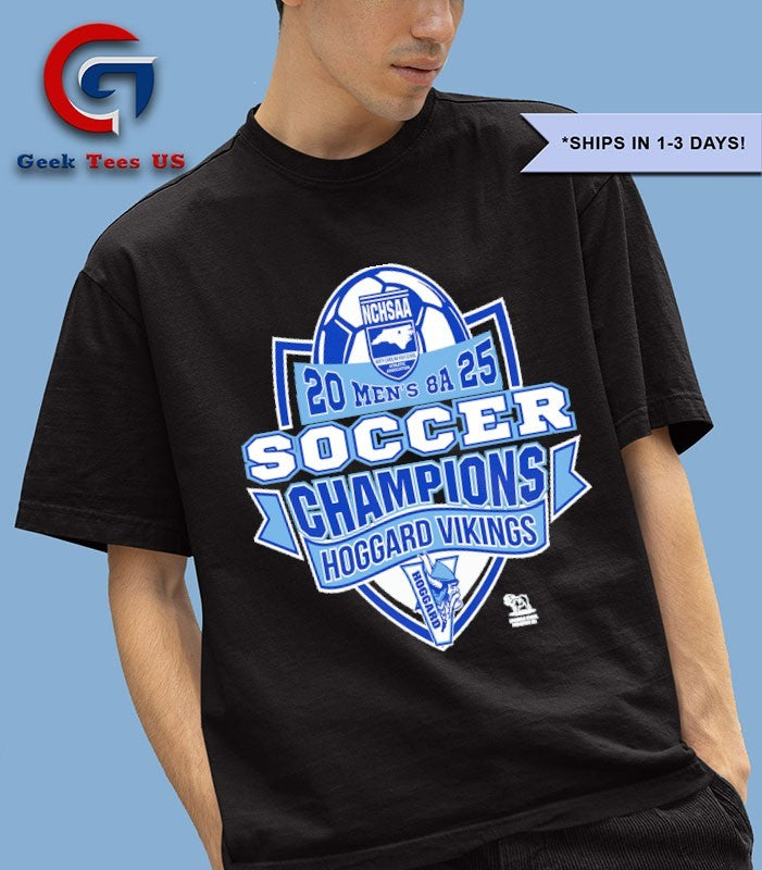 Hoggard Vikings NCHSAA Soccer Division Men’s 8A Champions T-shirt