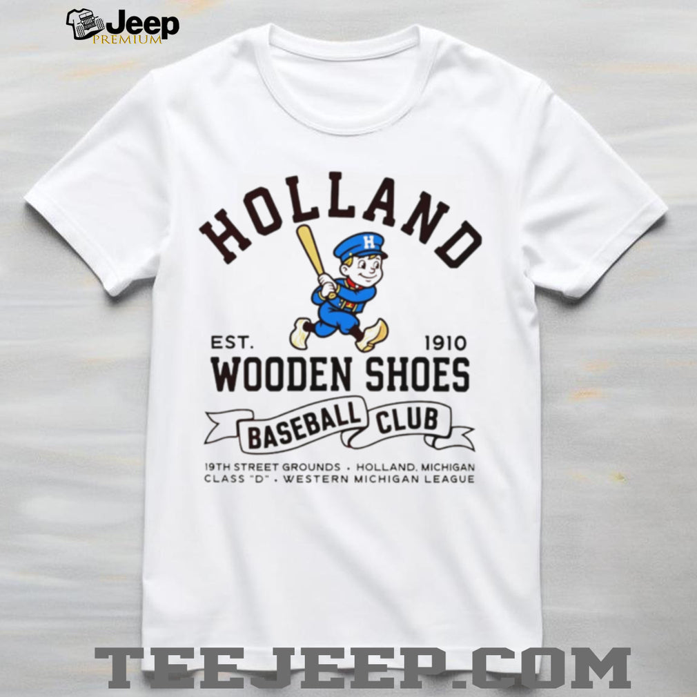 Holland Wooden Shoes Baseball Club Retro Michigan Sports Shirt