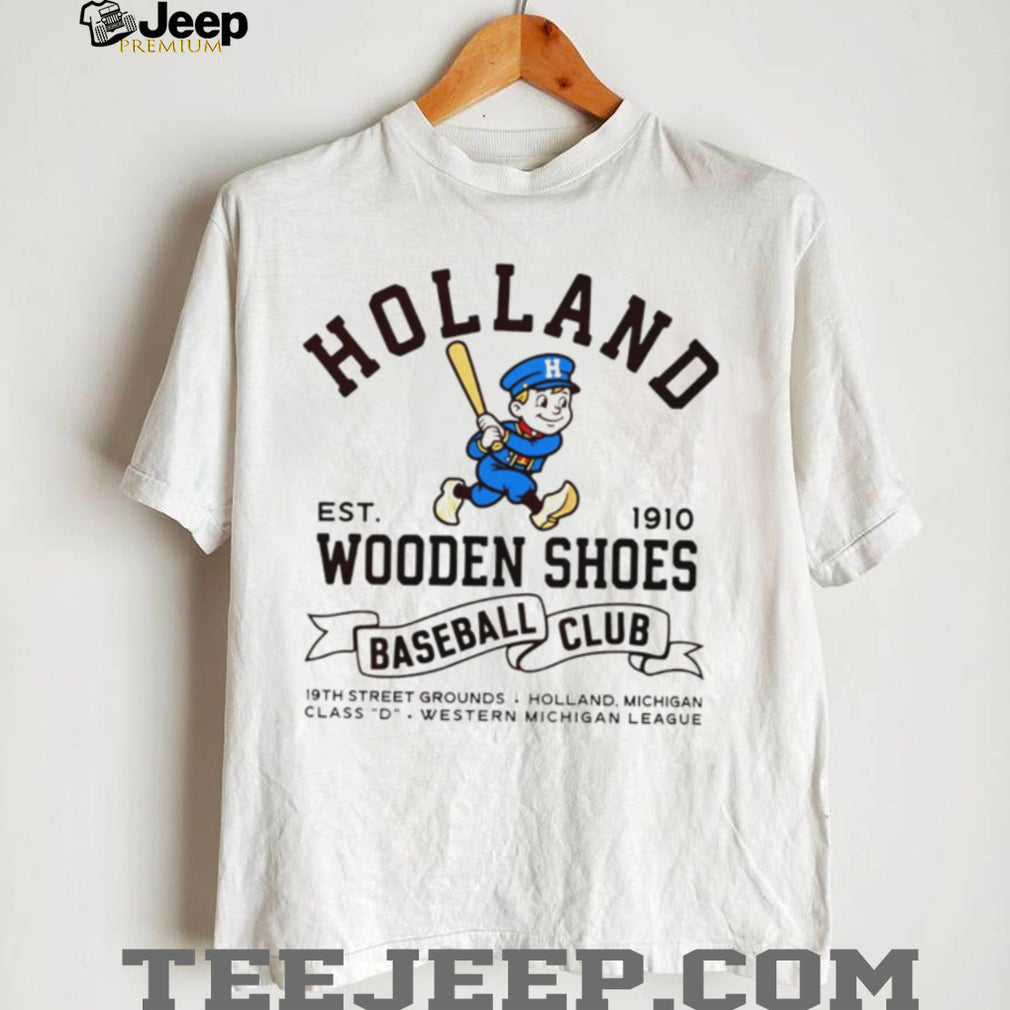 Holland Wooden Shoes Baseball Club Retro Michigan Sports Shirt