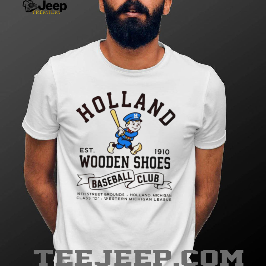 Holland Wooden Shoes Baseball Club Retro Michigan Sports Shirt