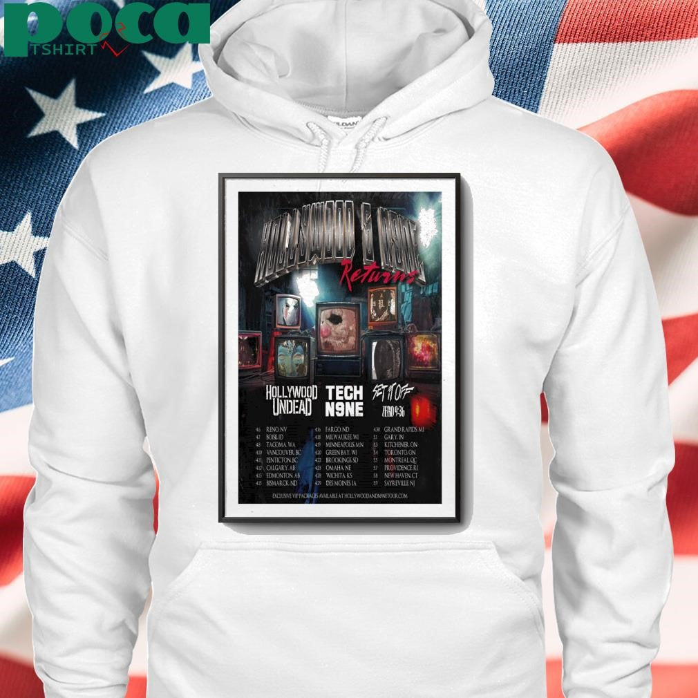 Hollywood & N9ne Poster Returns 2025 shirt