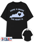 Home is where the heart is Kentucky heart shirt