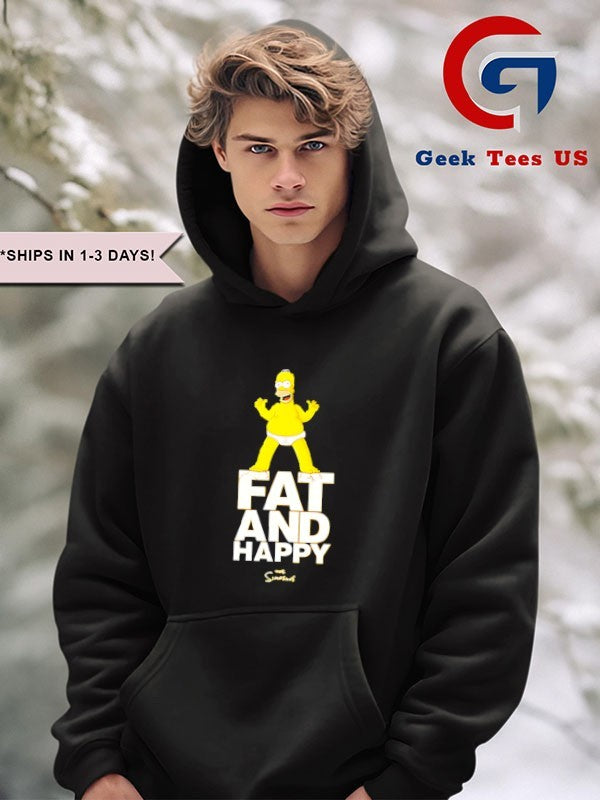 Homer Simpson Fat and Happy shirt