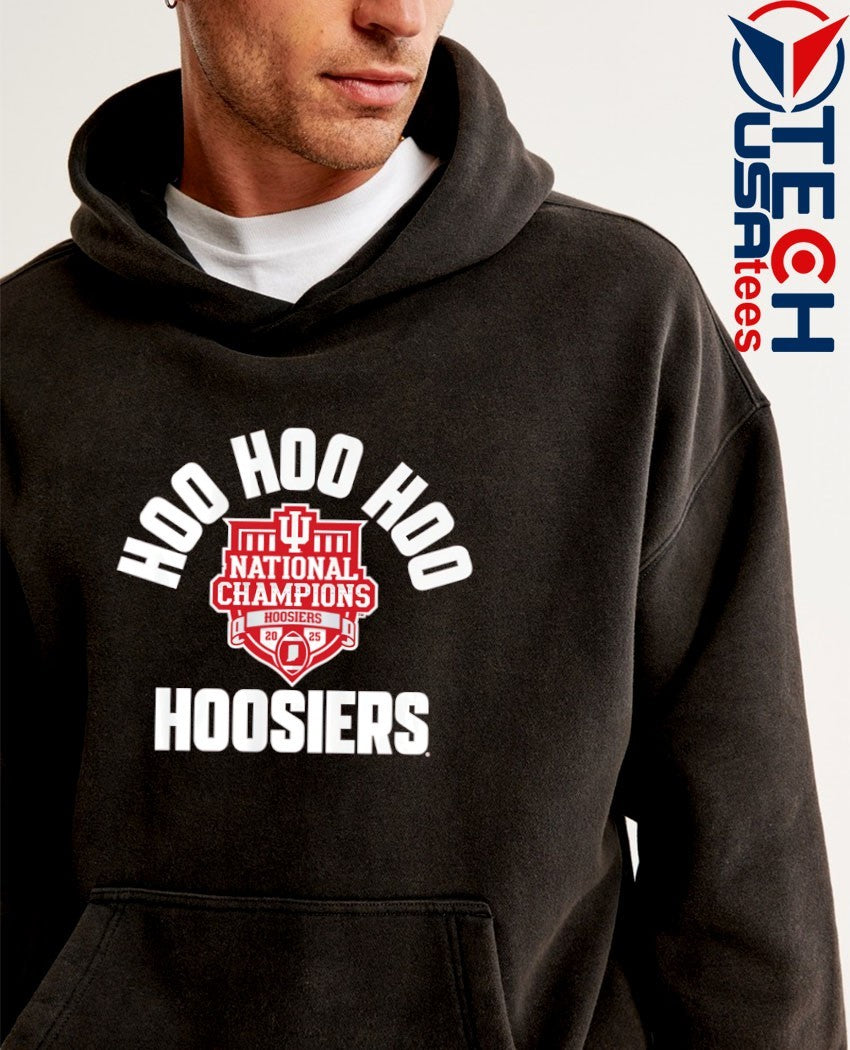 Hoo Hoo Hoo Hoosiers 2025 CFP National Champions Indiana Football shirt