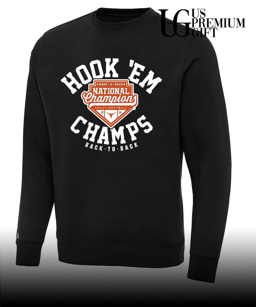 Hook ‘Em National Champions Texas Longhorns Softball NCAA Back-to-Back 2026 shirt
