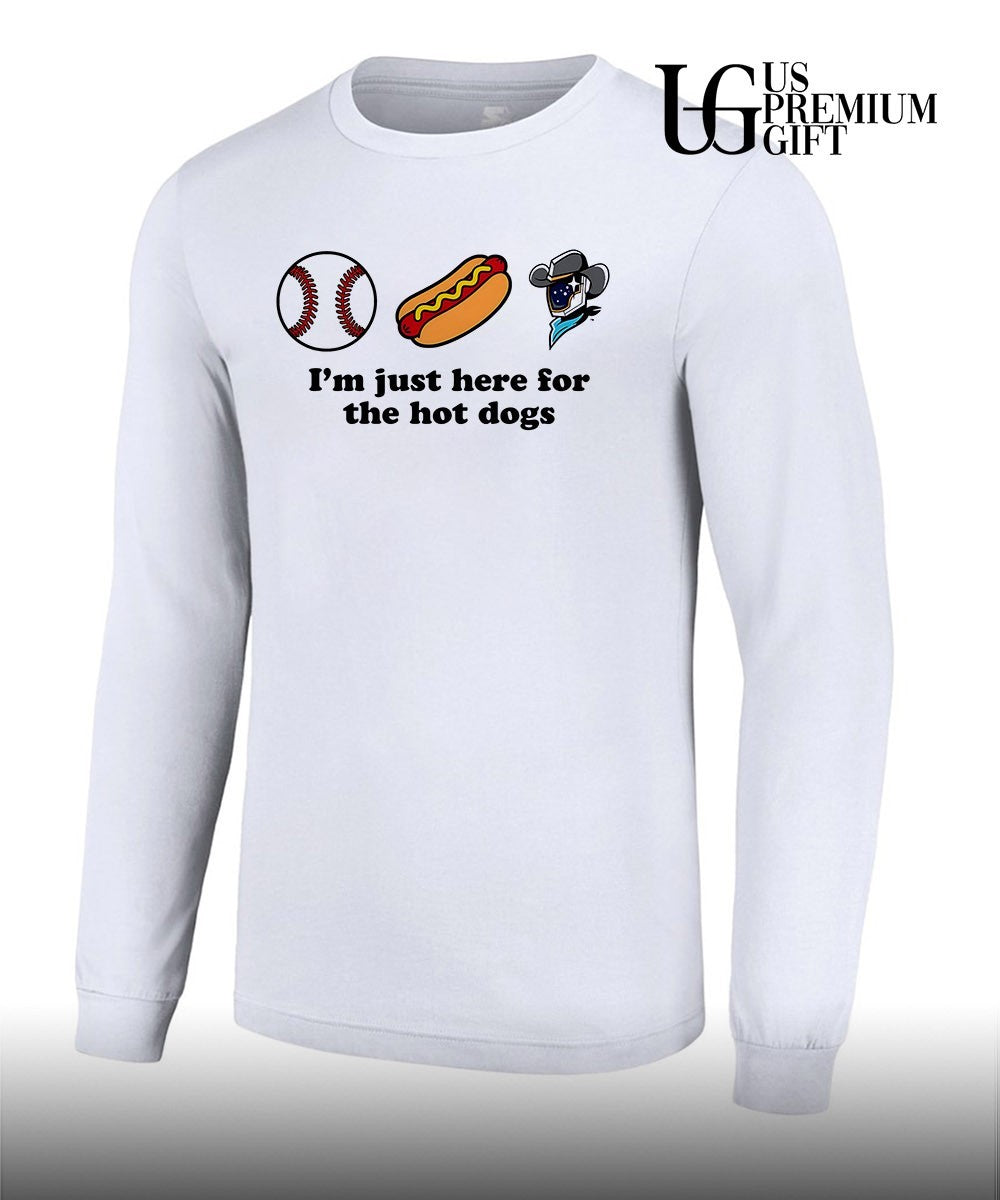 Houston Astros MLB Baseball I’m just here for the hot dogs shirt