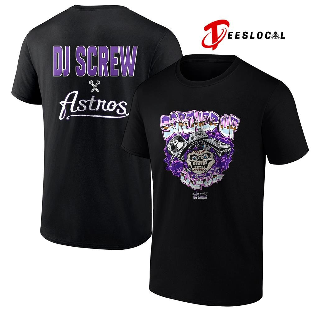 Houston Astros x DJ Screw Screwed up click art shirt