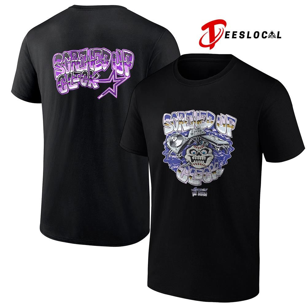 Houston Astros x DJ Screw Screwed up click graphic shirt