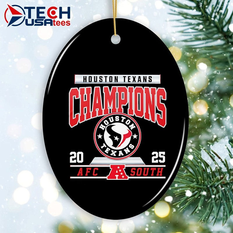 Houston Texans Football 2025 AFC South Champions logo shirt