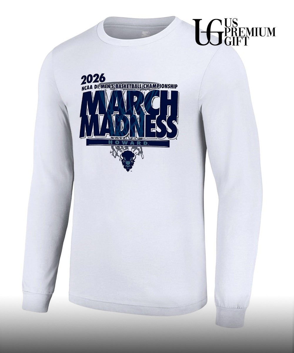 Howard University Bison March Madness NCAA D1 Men’s basketball Championship 2026 shirt