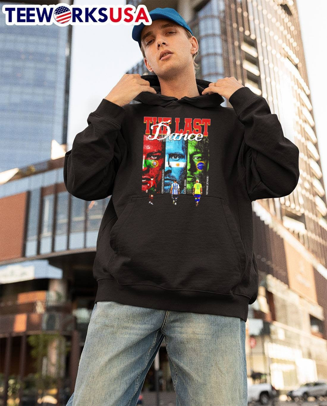 Hymn Studios The Last Dance Cristiano Ronaldo Lione Messi Neymar Junior T-Shirt