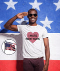 I Hate New York Pink Heart shirt