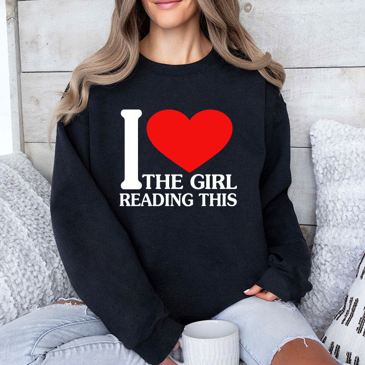 I Love The Girl Reading This T Shirt