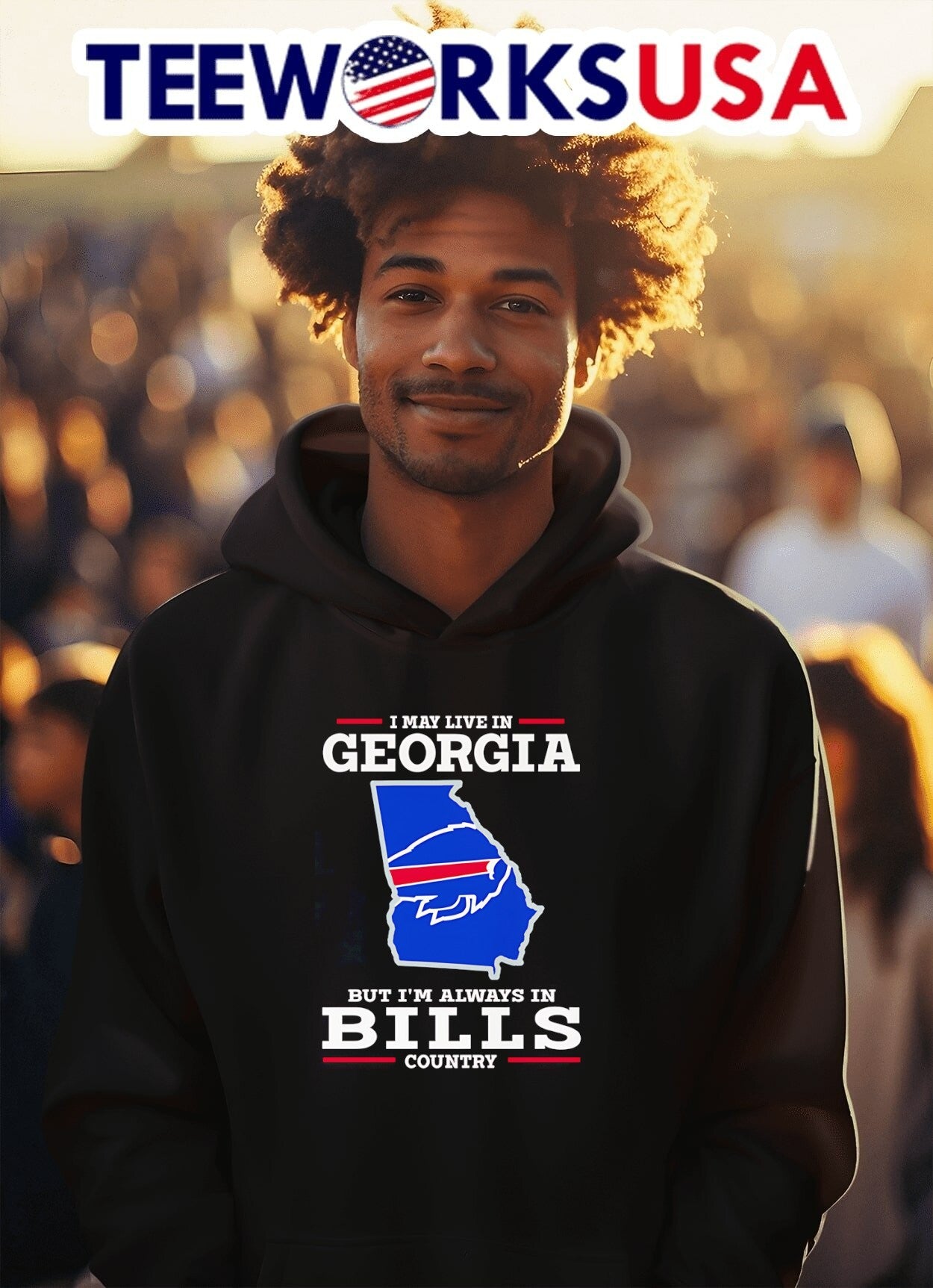 I May Live In Georgia But I Am Always In BILLS Country Shirt