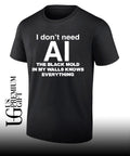 I don’t need AI the black mold in my walls knows everything T-shirt