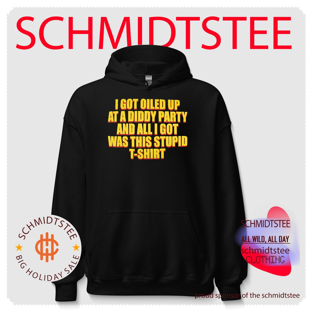 I got oiled up at a diddy party and all I got was this stupid t-shirt shirt