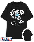 I got pied by blue Indianapolis Colts mascot shirt