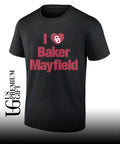 I heart Baker Mayfield Tampa Bay Buccaneers football logo shirt