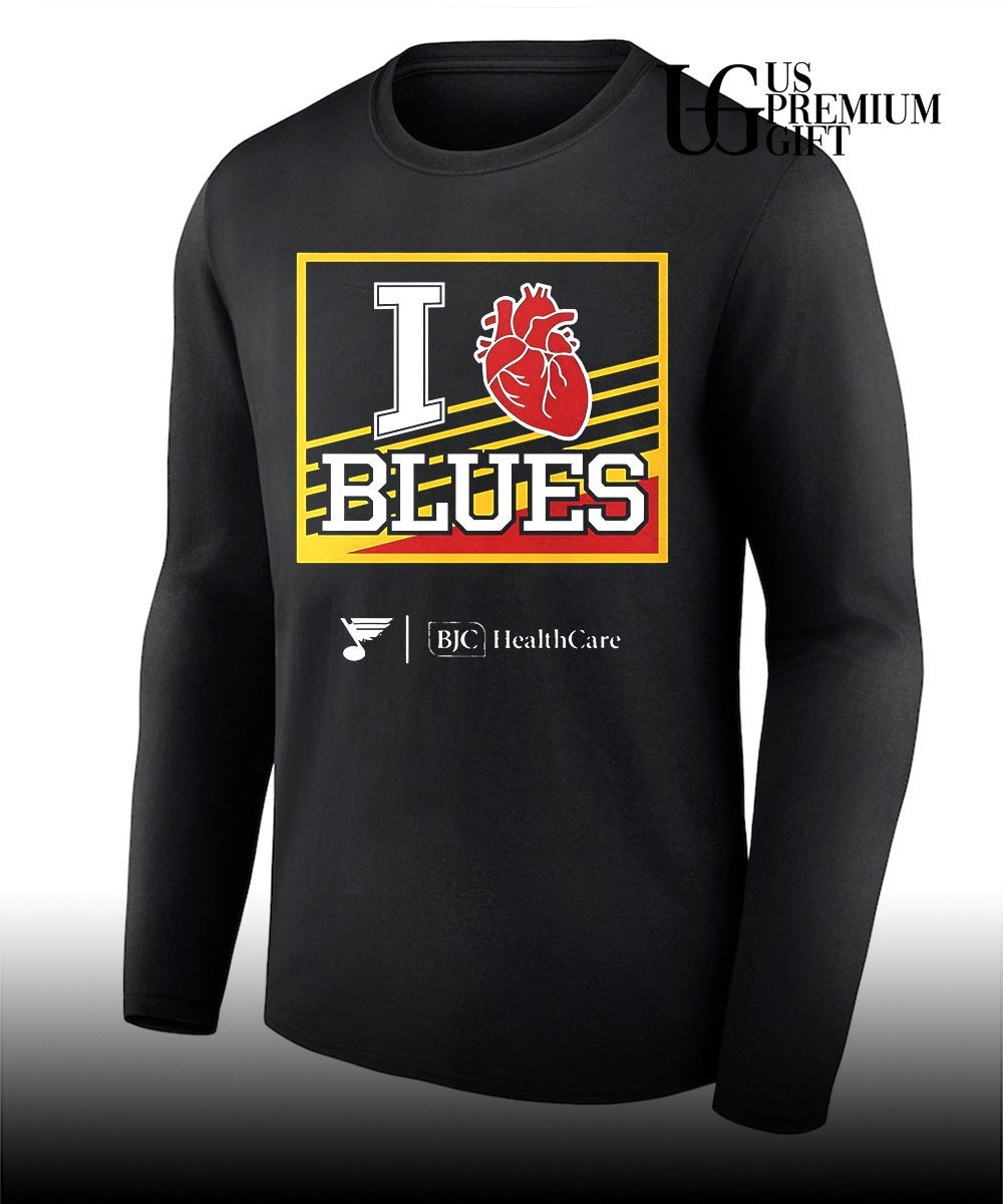 I heart Blues Hot 2025 Bjc Healthcare shirt