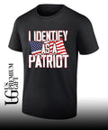 I identify as a Patriot American flag shirt