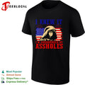 I knew it I’m surrounded by assholes hooded figure shirt