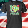 I love Green Bay Packers my Packers heart shirt