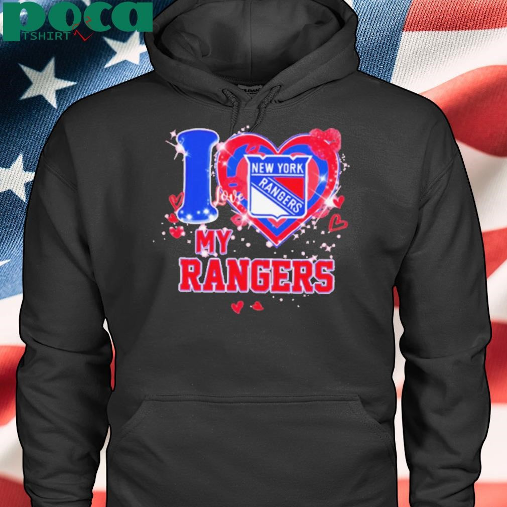 I love New York Rangers ny Rangers heart shirt