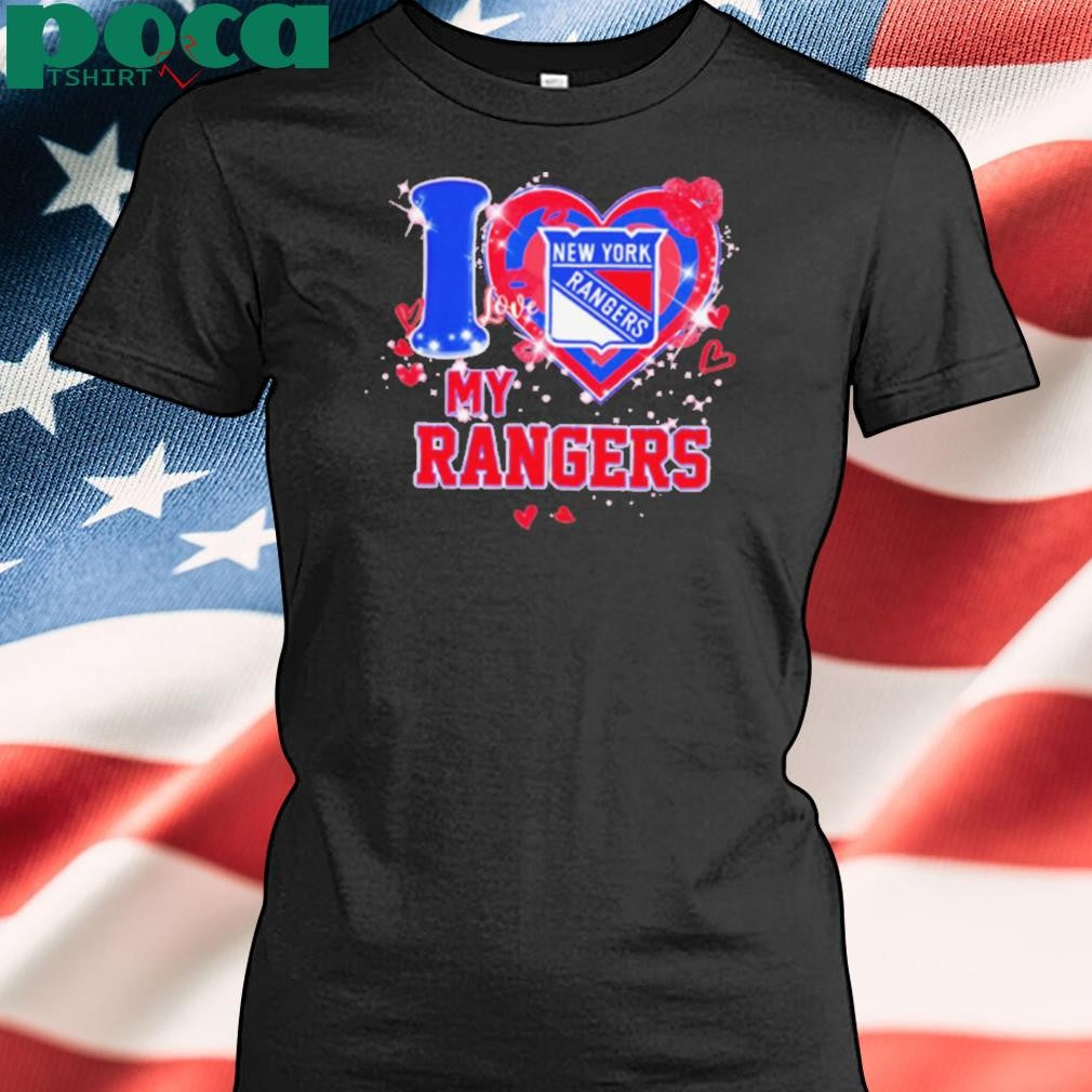 I love New York Rangers ny Rangers heart shirt