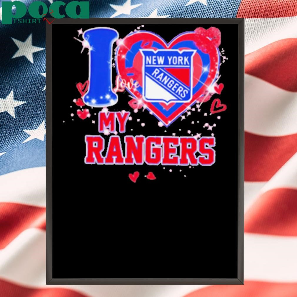 I love New York Rangers ny Rangers heart shirt