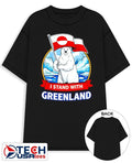 I stand with Greenland Polar Bear flag shirt