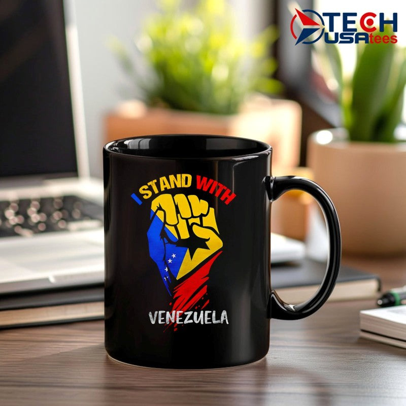 I stand with Venezuela fist hand shirt