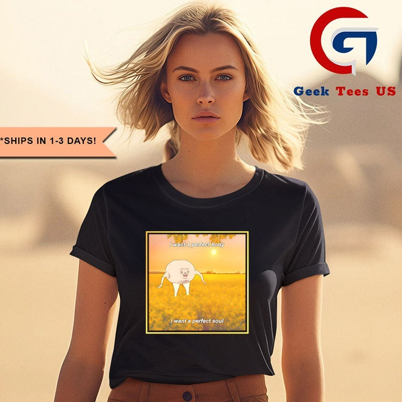 I want a perfect body sunset shirt