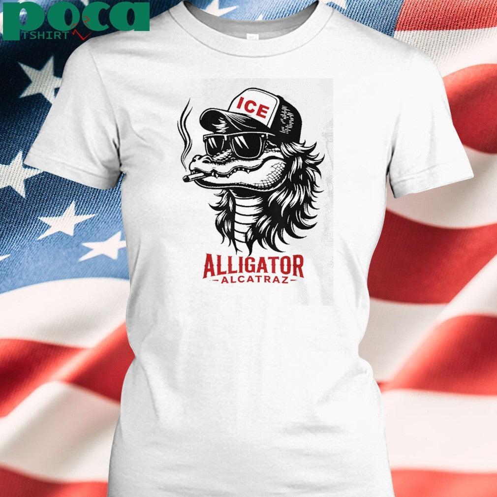 ICE ALLIGATOR ALCATRAZ SMOKING SHIRT