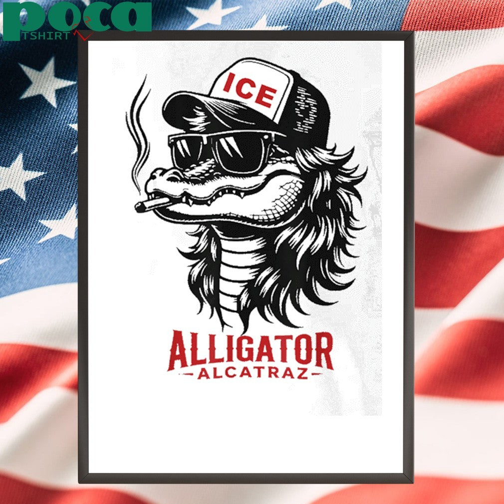 ICE ALLIGATOR ALCATRAZ SMOKING SHIRT