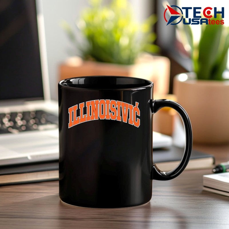 ILLIBOISIVIĆ IL Balkan Ball Tomislav Ivisic Illinois Fighting Illini Men’s Basketball shirt