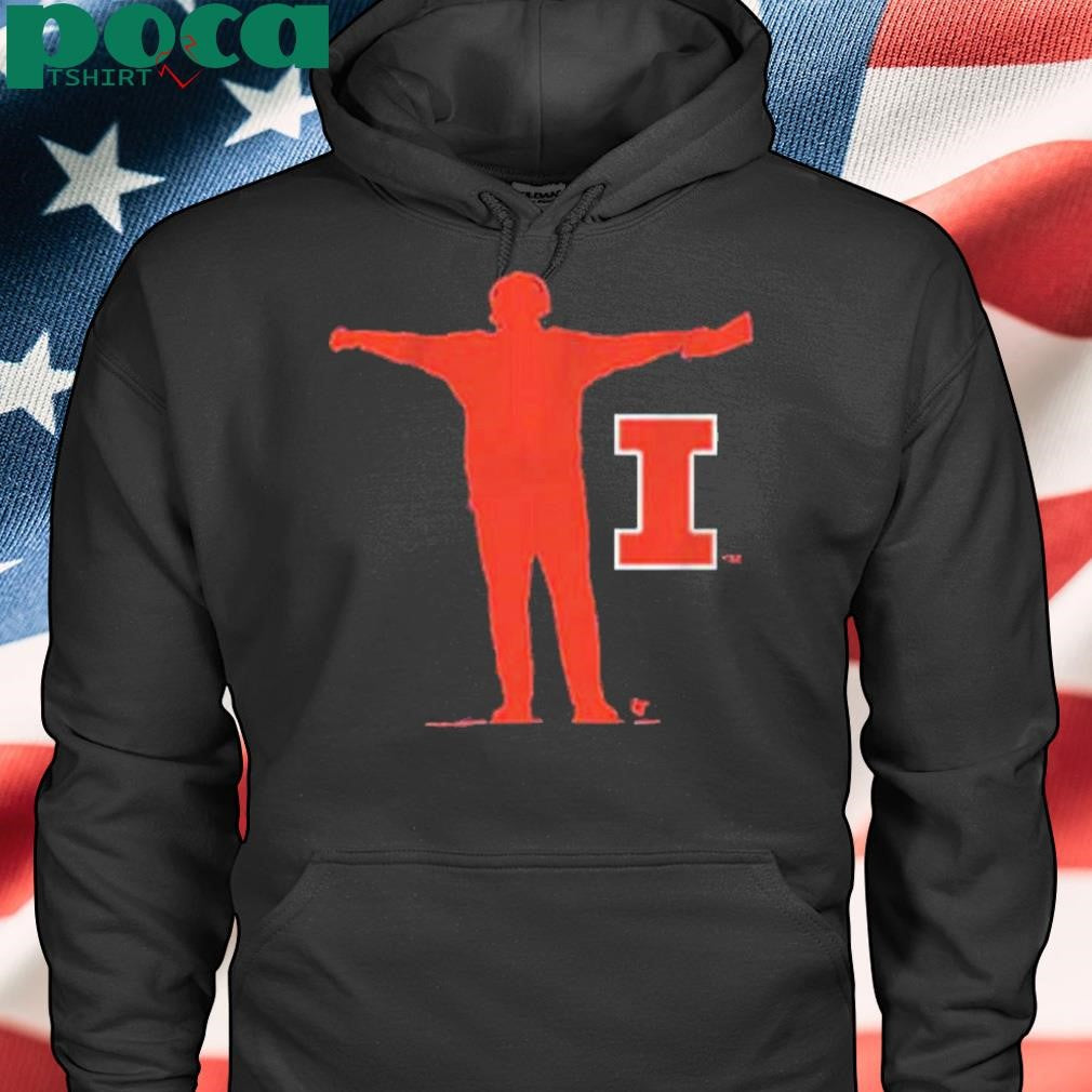 ILLINOIS FOOTBALL COACH SIGN SHIRT