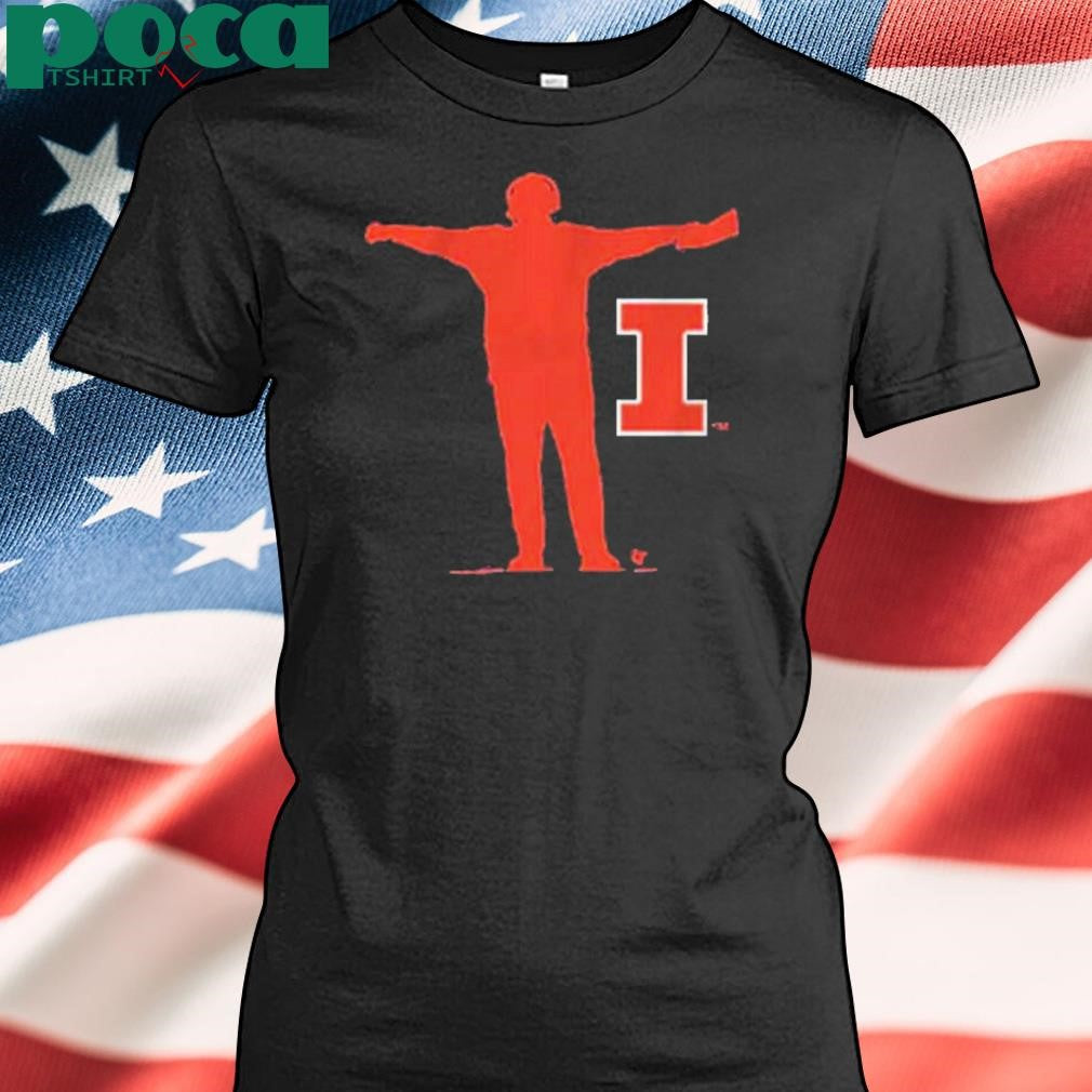 ILLINOIS FOOTBALL COACH SIGN SHIRT